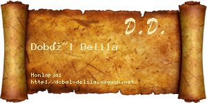 Dobál Delila névjegykártya